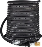 Yamatic 3/8" Pressure Washer Hose 50FT, Swivel Quick Connect, 4000 Psi Steel. Fixed Price $85.35.