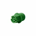 2 Pc Spraying Systems 8010 Light Green 1/4 In. Male Kynar Veejet Nozzle. Fixed Price $16.60.