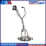 16.5" Pressure Washer Surface Cleaner MAX.4000PSI Dual Handle W/4 Spinner Wheels. Fixed Price $140.27.