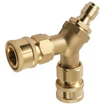 3/8'' Pressure Washer Tee Splitter Coupler Y-shape Two Gun To One Power. Fixed Price $19.95.