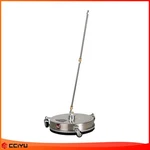15" Pressure Washer Surface Cleaner 4000 Psi With 2 Extension Wands 3 Wheels. Fixed Price $78.84.
