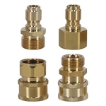 Brass Pressure Washer Adapter M22-15 To 3/8" Quick Connect Male Thread 4 Pieces. Fixed Price $14.24.