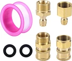 4PCS M22-15MM To 1/4IN Pressure Washer Adapters, Coupler.... Fixed Price $19.15.
