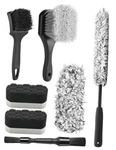 Car Wheel Cleaning Pro Kit, Tire Brush, Soft-bristled Rim 7PCS-WDK003. Fixed Price $38.03.
