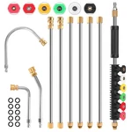Gutter Cleaning Tools From The Ground, 10 Pack 9 Ft Pressure Washer Extension.... Fixed Price $44.66.