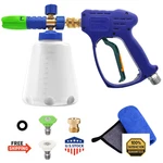 Yeewayveh Pressure Washer Gun And Foam Cannon Kit, 5000PSI Short Power. Fixed Price $62.74.