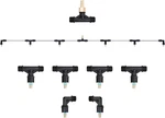 Metal 6-NOZZLE Poly Wand With 3/8" Brass Fitting, 7.5 Ft. Atv Sprayer Boom,. Fixed Price $39.99.