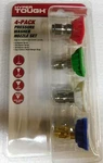 Hyper Tough 4-PACK Pressure Washer Set. Fixed Price $9.95.