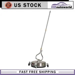 13.7" Pressure Washer Surface Cleaner With 4 Wheels Stainless Steel Brand New. Fixed Price $70.74.