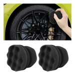 Suvnie 2 Pcs Tire Shine Applicator, Reusable Foam Car Small, Black. Fixed Price $12.24.