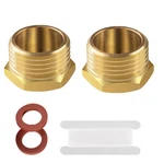 Zkzx Brass Ght Garden Hose End CAP,3/4"" 2 Male,. Fixed Price $10.06.