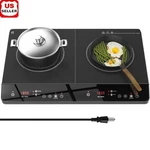 2 Burner Induction Cooktop 1800W Touch Control Portable Safe Auto Shut Off New. Fixed Price $146.29.
