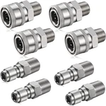 Shimeyao Sets Npt 1/4 Inch Pressure Washer Coupler Quick Connect Plug Male Fem. Fixed Price $36.25.