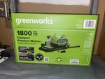 Greenworks GPW1805 1800 Psi 1.2 Gpm Electric Pressure Washer Compact Cold Water. Fixed Price $94.99.