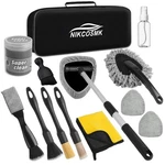 Nikcosmk Windshield Cleaner Tool, 14PCS Car Cleaning Kit - Interior Black. Fixed Price $40.16.