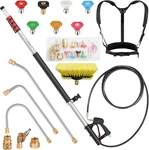 24 Ft Gutter Cleaning Tools From The Ground - Telescoping Pressure Washer Wand. Fixed Price $196.66.