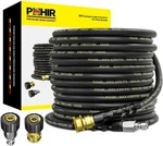 Pohir 50FT 1/4" Pressure Washer Hose 4200PSI Flexible Wire Power Extension. Fixed Price $59.89.