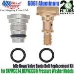For Dewalt DXPW3224 / DXPW3324I Pressure Washer Idle Down Valve Banjo Bolt Kit. Fixed Price $24.89.