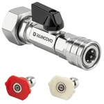 Raincovo Garden Hose Shut Off Valve Pressure Washer 3.6 Inches, Silvery. Fixed Price $27.70.