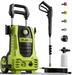 Flawnt Electric Pressure Washer, 26 Ft Hose Cleaner 2030 Psi - Green. Fixed Price $70.95.