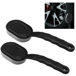 Tire Shine Applicator Brush Car Waxing Sponge With Curved Handle. Fixed Price $11.55.