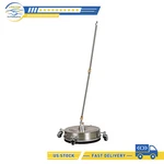 13" 4000 Psi Pressure Washer Surface Cleaner With Wheels W/ 2 Extension Wands. Fixed Price $66.78.