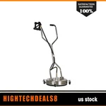 16.5" Pressure Washer Surface Cleaner MAX.4000PSI Dual Handle W/4 Spinner Wheels. Fixed Price $156.09.
