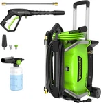 Greenworks 2100 Psi (sgs Certified) 1.2 Gpm 13AMP Compact Electric Pressure Wash. Fixed Price $265.03.