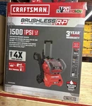 Craftsman CMCPW1500N2 2XV20=40V Brushless Psi Cold Water Pressure Washer. Fixed Price $300.00.
