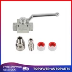Steel High Pressure Washer Ball Valve Kit For Power Hose 3/8" Npt 7250PSI. Fixed Price $35.09.
