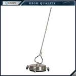 13.7" Pressure Washer Surface Cleaner 4000PSI W/handles & Wheels Stainless Steel. Fixed Price $73.89.