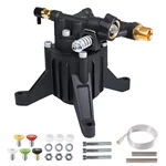 Yamatic Vertical Pressure Washer Max 3400 Psi 2.5 Pump, Black. Fixed Price $136.00.