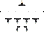 Metal 6-NOZZLE Poly Wand With 3/8" Brass Fitting, 7.5 Ft. Atv Sprayer Boom,. Fixed Price $65.99.
