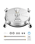 Vevor 15" Pressure Washer Surface Cleaner Wheels 4000 Max Psi 2 Extended Wands. Fixed Price $68.99.