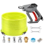 Mingle Sewer Jetter Kit For Pressure Washer 100 Ft, Drain Yellow. Fixed Price $71.13.
