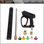 Pressure Washer Gun W/extension Wands Swivel Quick Connect M22-14MM 3/8" 4500PSI. Fixed Price $43.65.