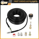 1/4"M-NPT Drain Cleaning Hose Sewer Jetter Nozzles Kit 100FT For Pressure Washer. Fixed Price $48.09.