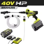 New Ryobi 40V Hp Ezclean 600 Psi Brushless Cordless Pressure Washer Kit & Batery. Fixed Price $130.00.