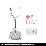 New 24" Pressure Washer Surface Cleaner W/ Handles & Wheels Quick Connect. Fixed Price $197.90.