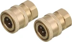 Ridge Washer Pressure Coupler, Brass Fittings, 1/4 Inch Quick Connect To. Fixed Price $20.77.