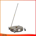 18" Pressure Washer Surface Cleaner W/ Wheels 4000 Psi 2 Extension Wand. Fixed Price $105.99.
