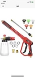 Aihand Pressure Washer Gun Foam Cannon 1L M22-14MM/15MM Fitting Nozzle Tip. Fixed Price $90.00.