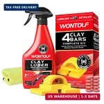 Heavy Duty Car Clay Bars Auto Detailing Luber Synthetic Lubricant Kit, 4. Fixed Price $21.19.