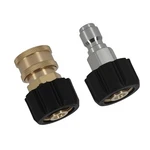 M22-14MM Female 3/8IN Brass Pressure Washer Adapter For 5000 Psi. Fixed Price $21.78.