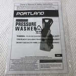 Portland Electric Pressure Washer Part Number 63254. Fixed Price $9.86.