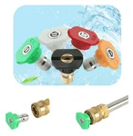 5PCS Pressure Washer Spray Tips Nozzles High Power Kit Quick Connect 1/4" Set. Fixed Price $5.59.