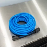 50' Uberflex Pressure Washer Hose Blue 1/4" M22 Connections. Fixed Price $53.95.