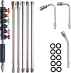 Hourleey 9 Pack Pressure Washer Extension Wand Upgrade Power Lance With 6. Fixed Price $48.99.