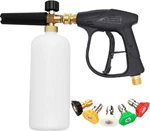 Yuet 1/4" Quick Release Pressure Washer Snow Foam Cannon Lance Gun - 1L Bottle,. Fixed Price $33.49.