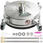 Garvee 14" Pressure Washer Surface Cleaner With Wheels, Stainless Steel Sur.... Fixed Price $76.06.